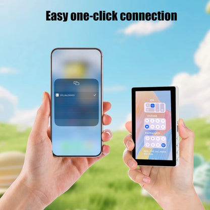Pantalla espejo para vlogs y selfies inalámbrica